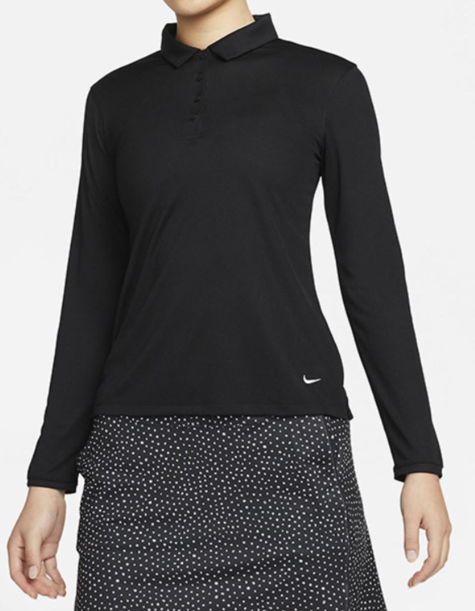 나이키 우먼스 드라이 핏 골프 카라 긴팔 티셔츠(23년)