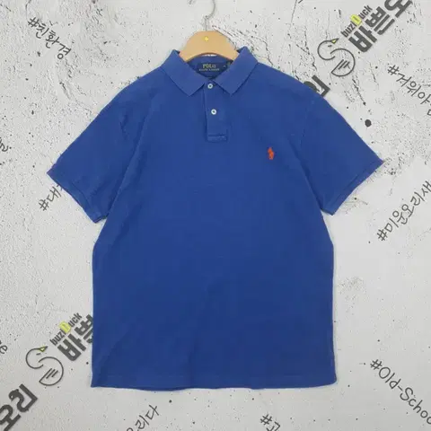 폴로랄프로렌 POLO 반팔 카라티 멜란지 블루 L(95) 1000424