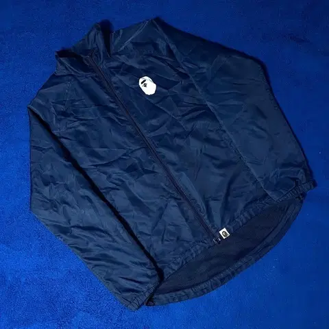 베이프 백로고 네이비 자켓