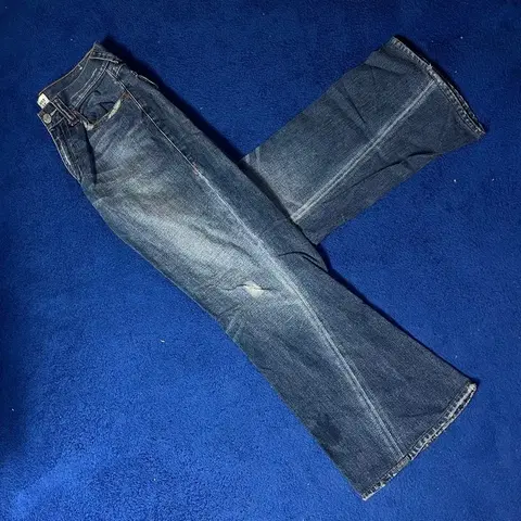 트루릴리젼 워싱 데님 부츠컷 팬츠