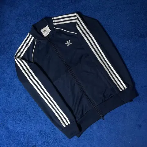 아디다스 오리지널 네이비 져지 트랙탑