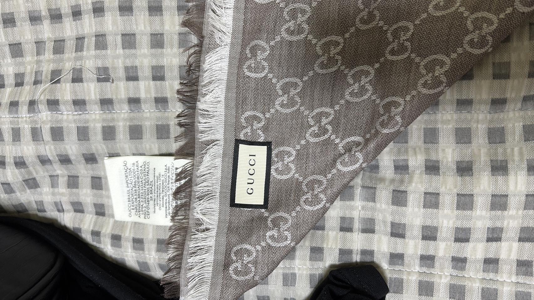 구찌 웹 울시크 스카프