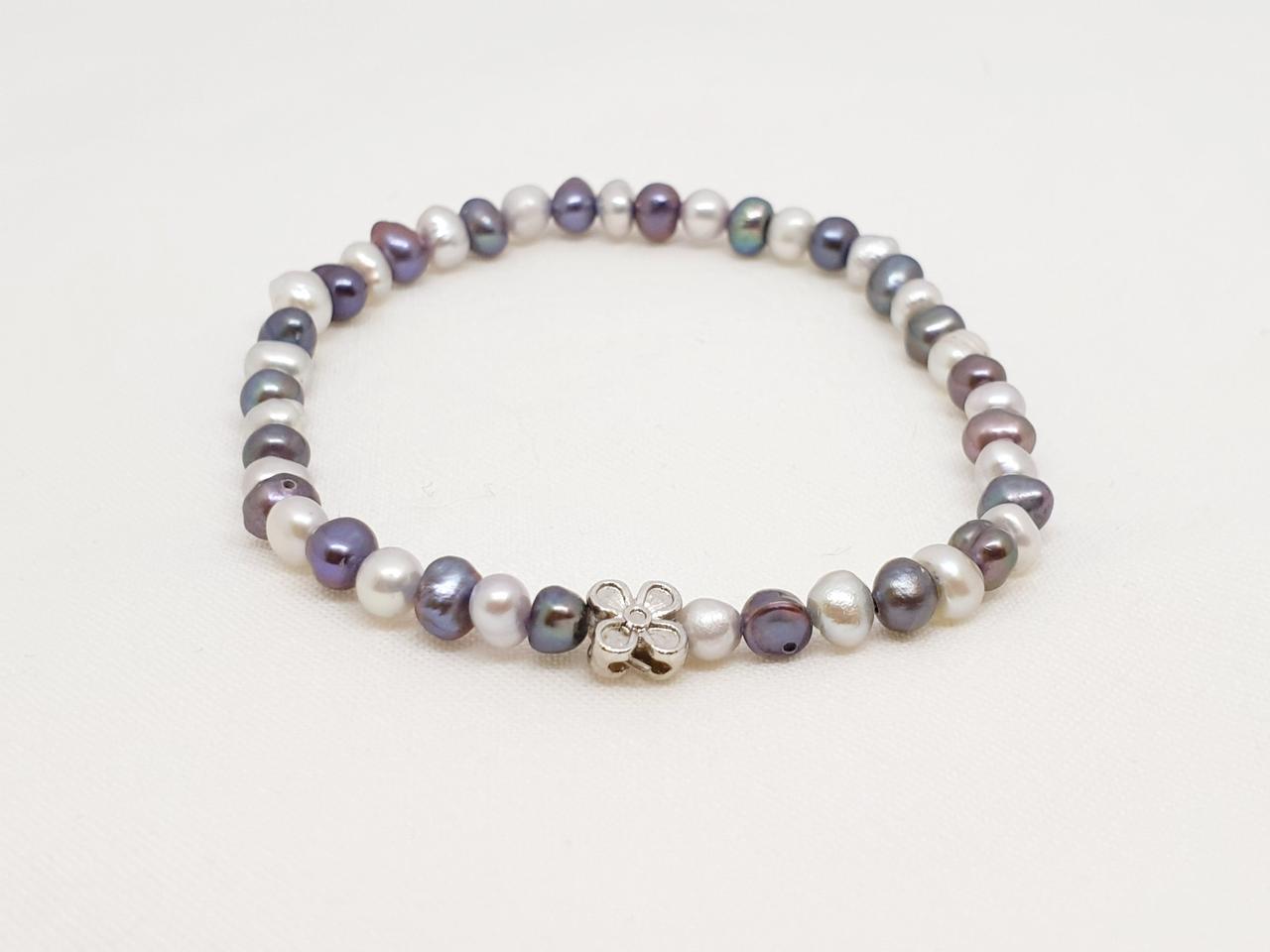 단아한 담수진주 팔찌