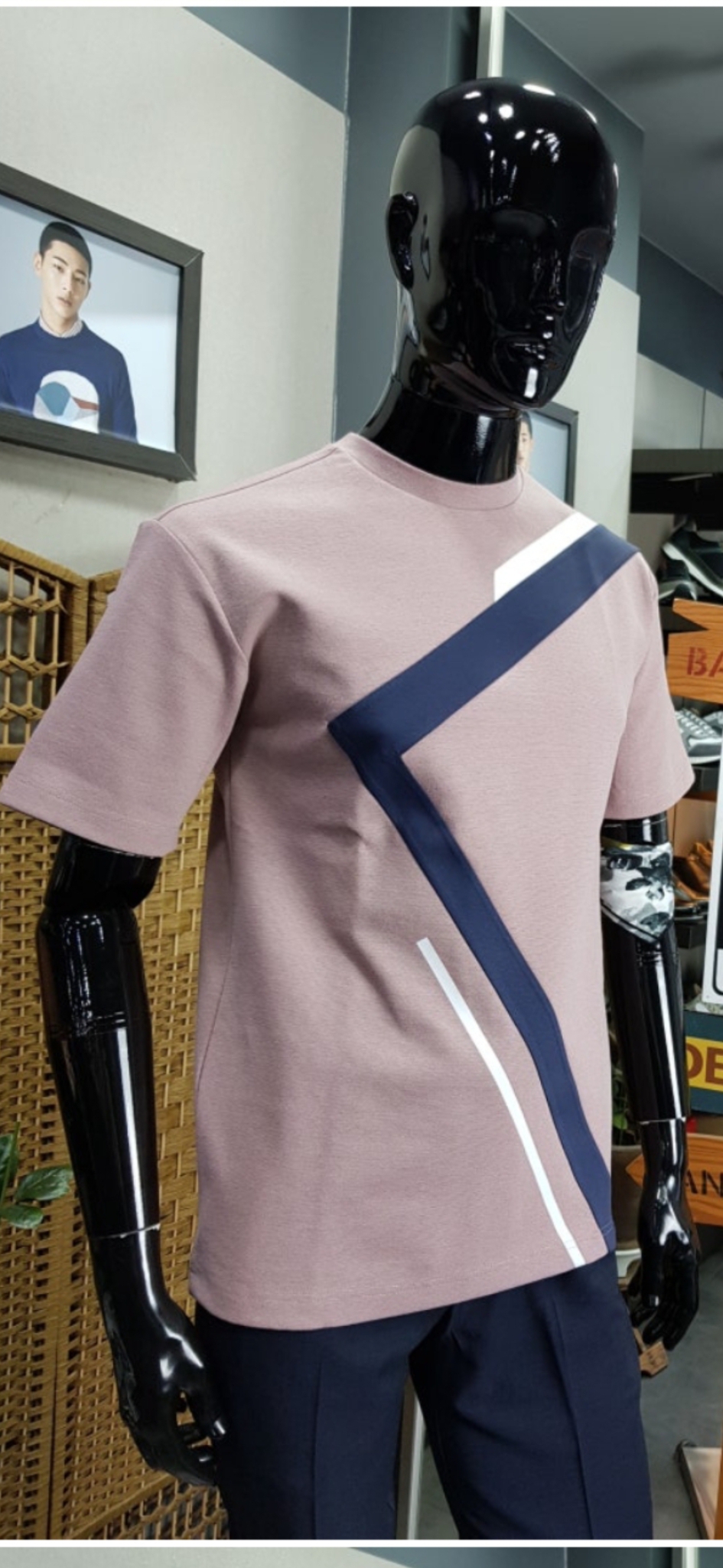 바쏘 옴므 반팔티셔츠 매장정품