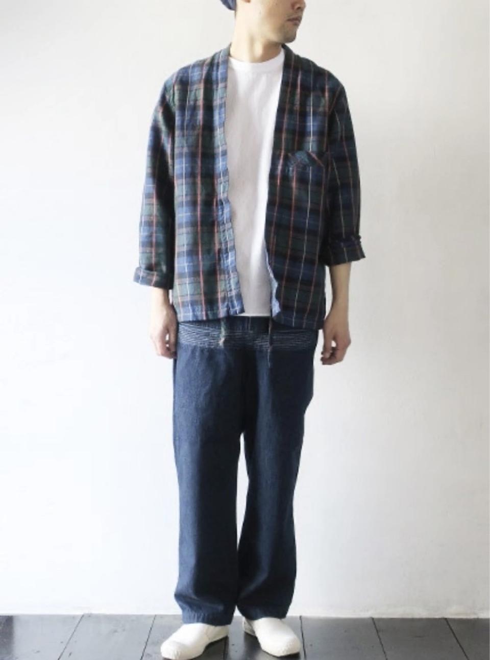 캐피탈 타타미 인디고 데님팬츠