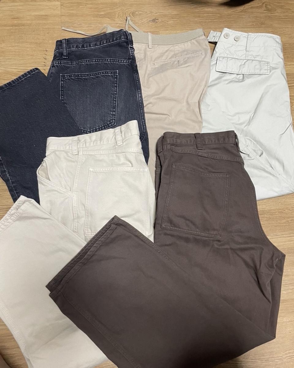 유니클로 U 바지 일괄판매