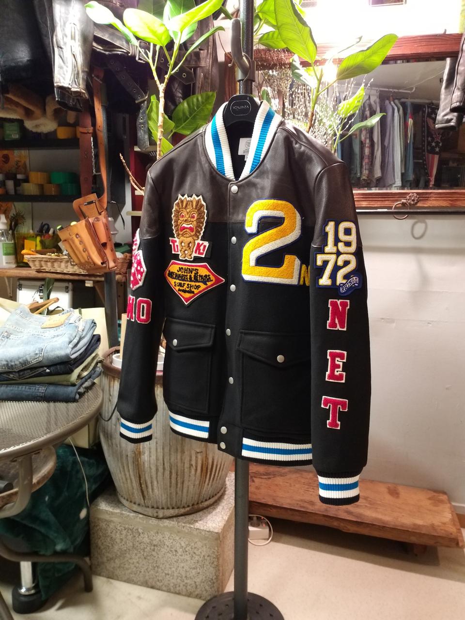 FB92Team 패치 바시티자켓 ㆍXL