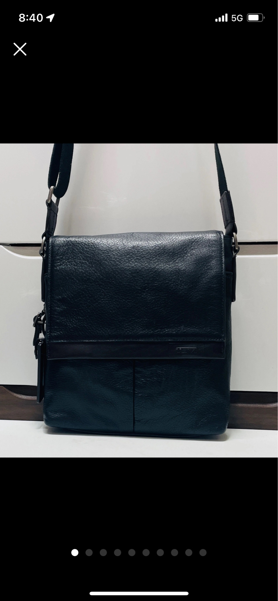 TUMI 가죽 크로스백 69703HKO