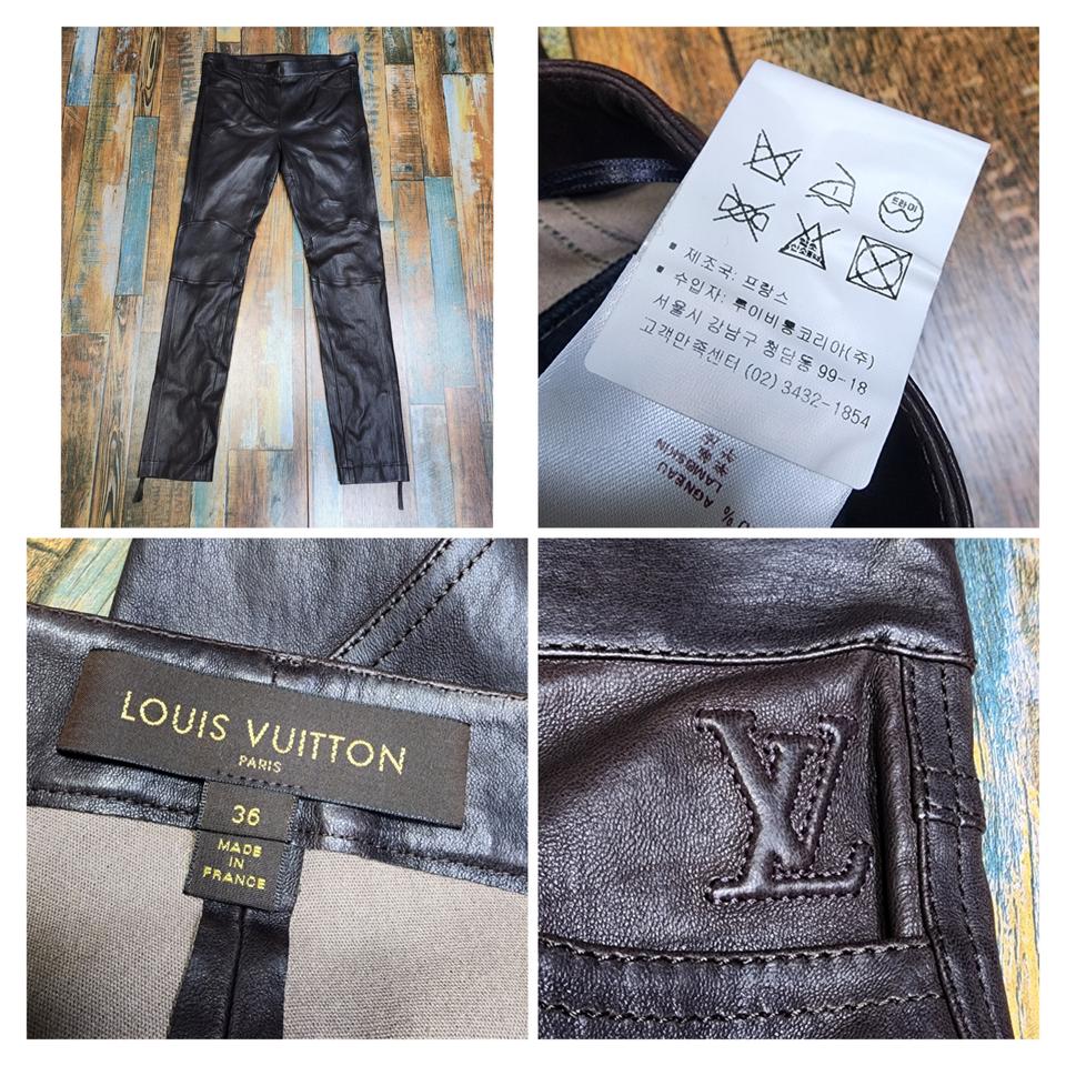 (정품) 루이비통 가죽 팬츠 / 루이비통 코리아 / 36 (26)