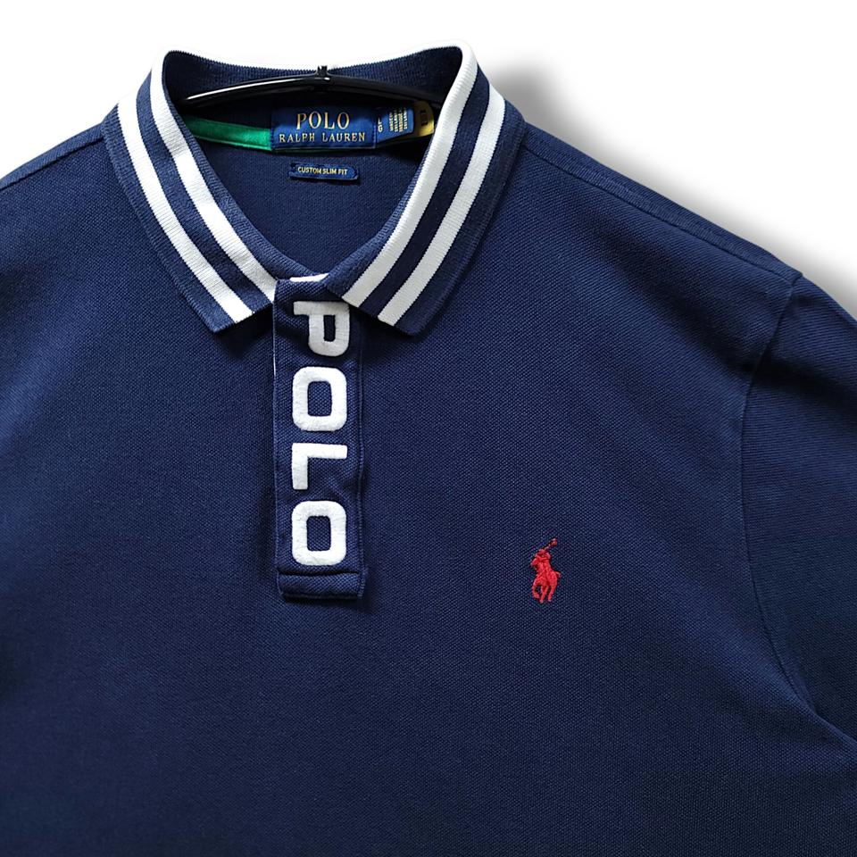 [L] 폴로 네이비 POLO 자수 pk 반팔 카라티셔츠