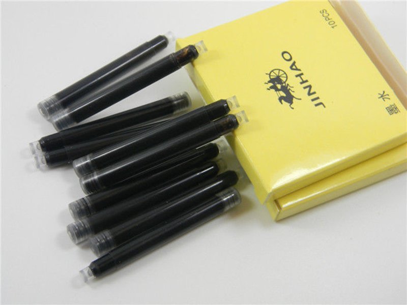 새 검정색 3.4mm 5pcs 만년필 잉크 정품 펜 리필 카트리지