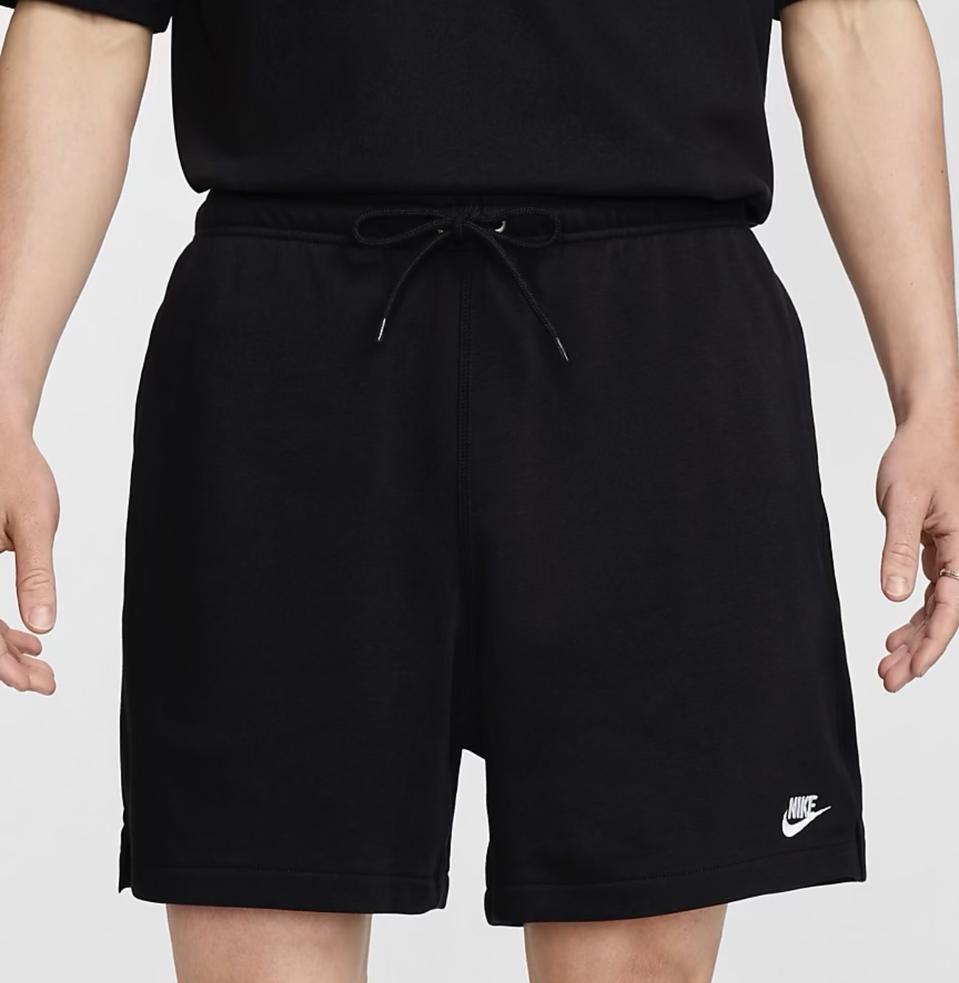 나이키 남성 클럽 프렌치 테리 플로우 5부쇼츠 반바지 블랙/75(S)새것