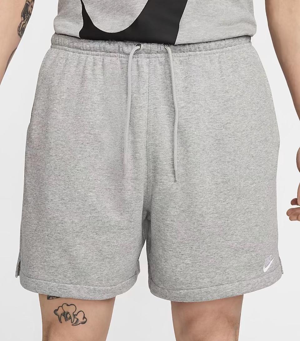 나이키 남성 클럽 프렌치 테리 플로우 5부쇼츠반바지 그레이 75(S)새것