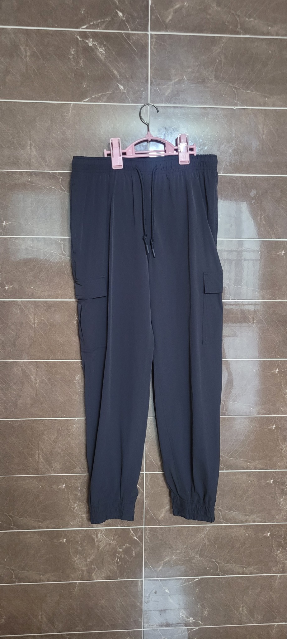 (남성32-34인치) 사각사각천 챠콜 조커 바지(여름용)