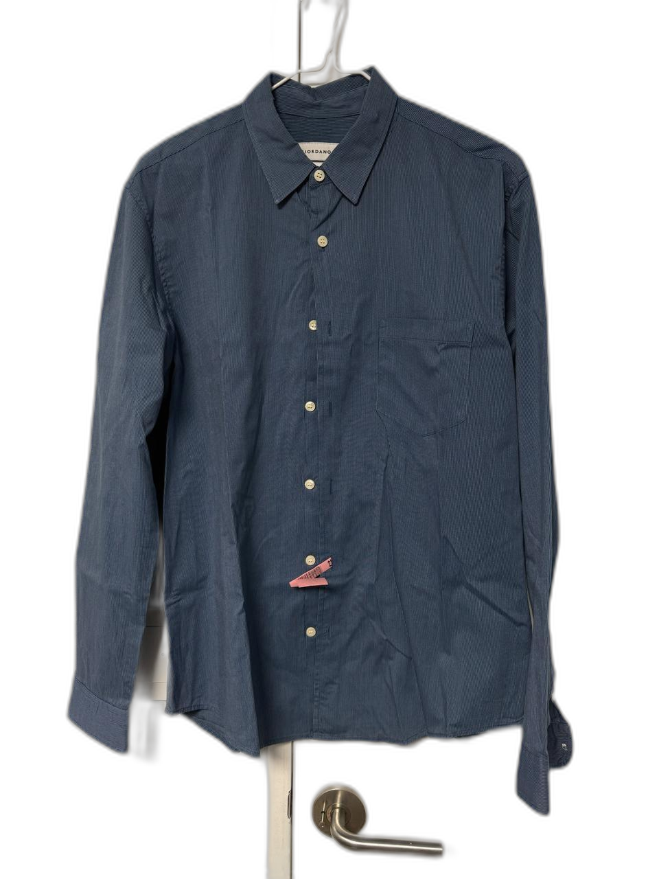 지오다노 네이비 스트라이프 셔츠 L 팔아요