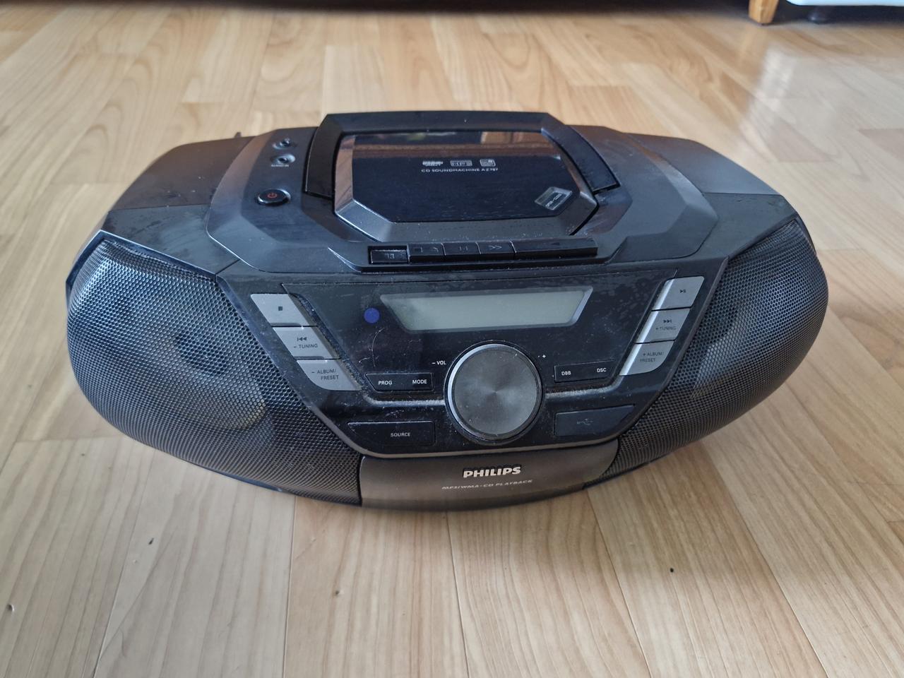 PHILIPS 필립스 AZ707 라디오 오디오 (부분고장)