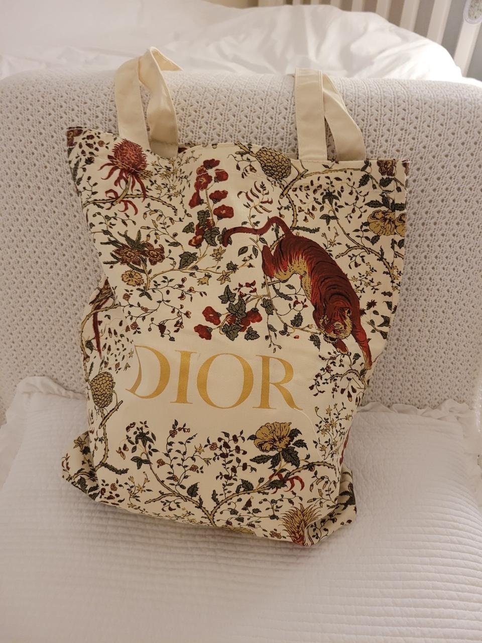 Dior옥스포드소재 플라워 고급 에코백-새상품