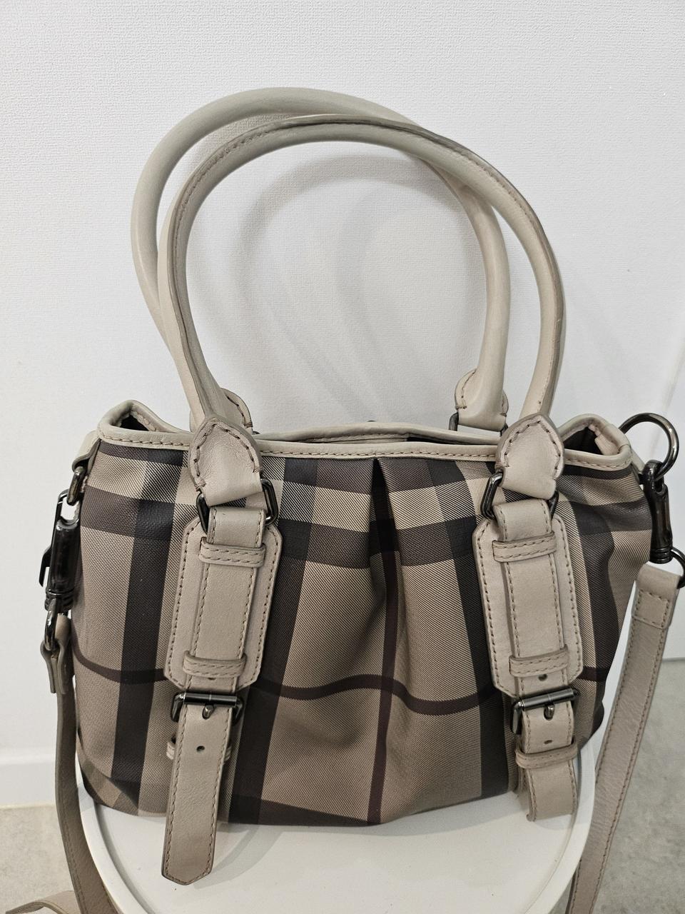 버버리 체크 토트,크로스백(정품)
