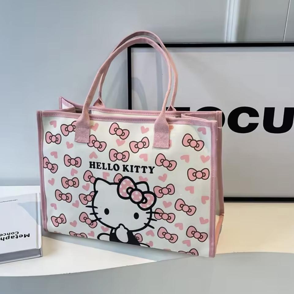 (새상품)헬로키티 캔버스 토트백