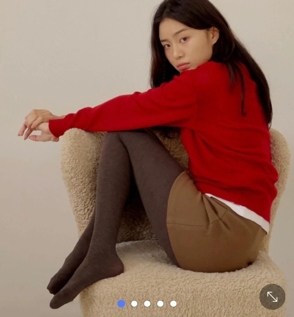 마른파이브 넉넉 니트 모달면 스타킹