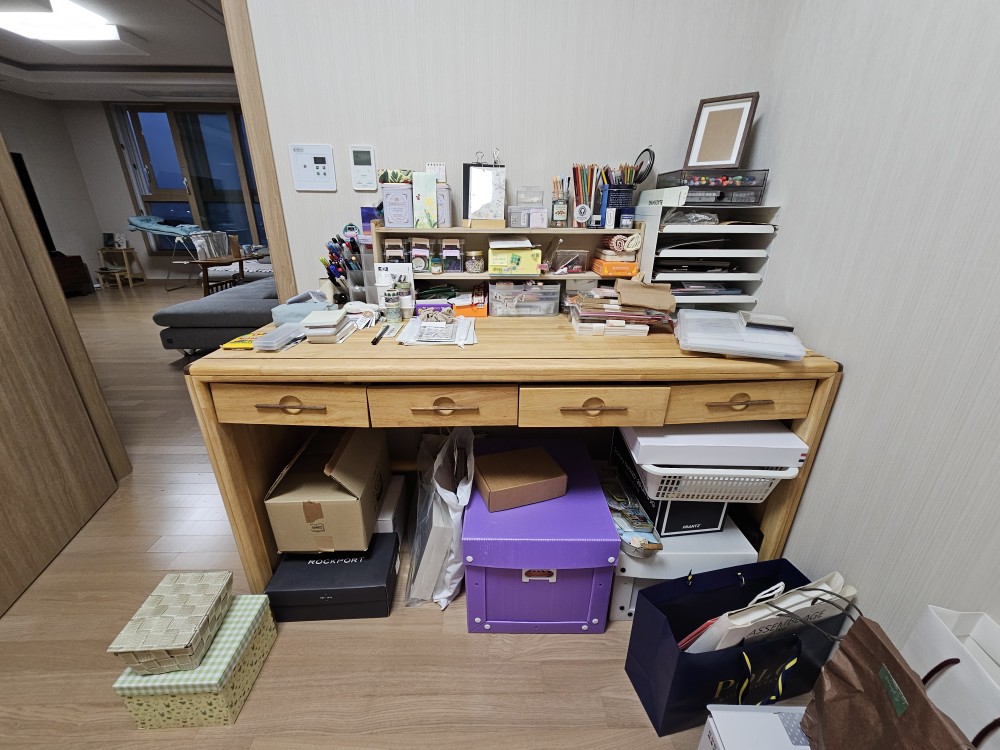 원목 책상 팝니다