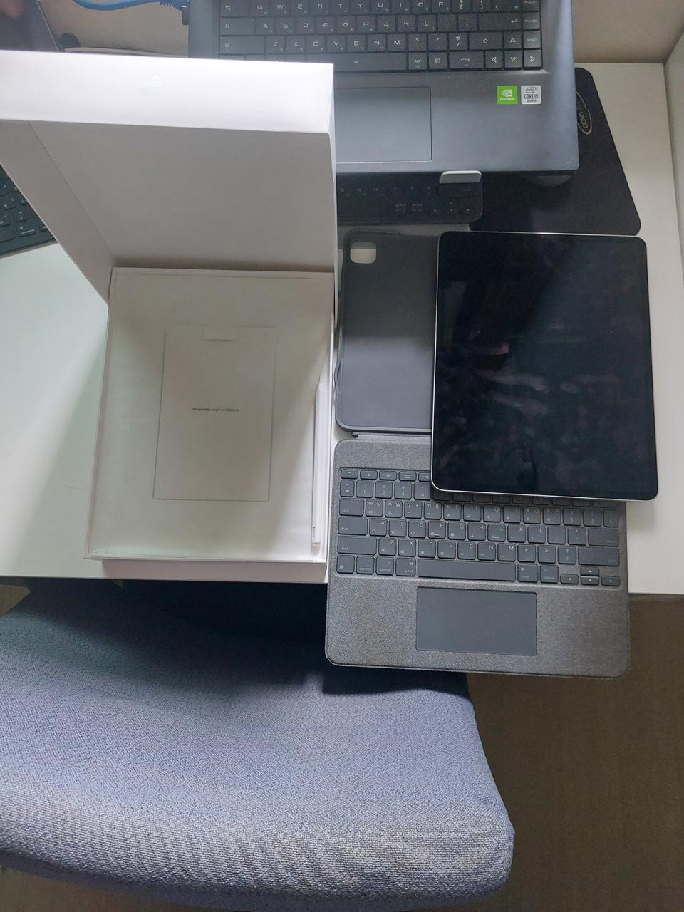 m1 아이패드 프로 12.9 5세대, 애플펜슬2,콤보터치