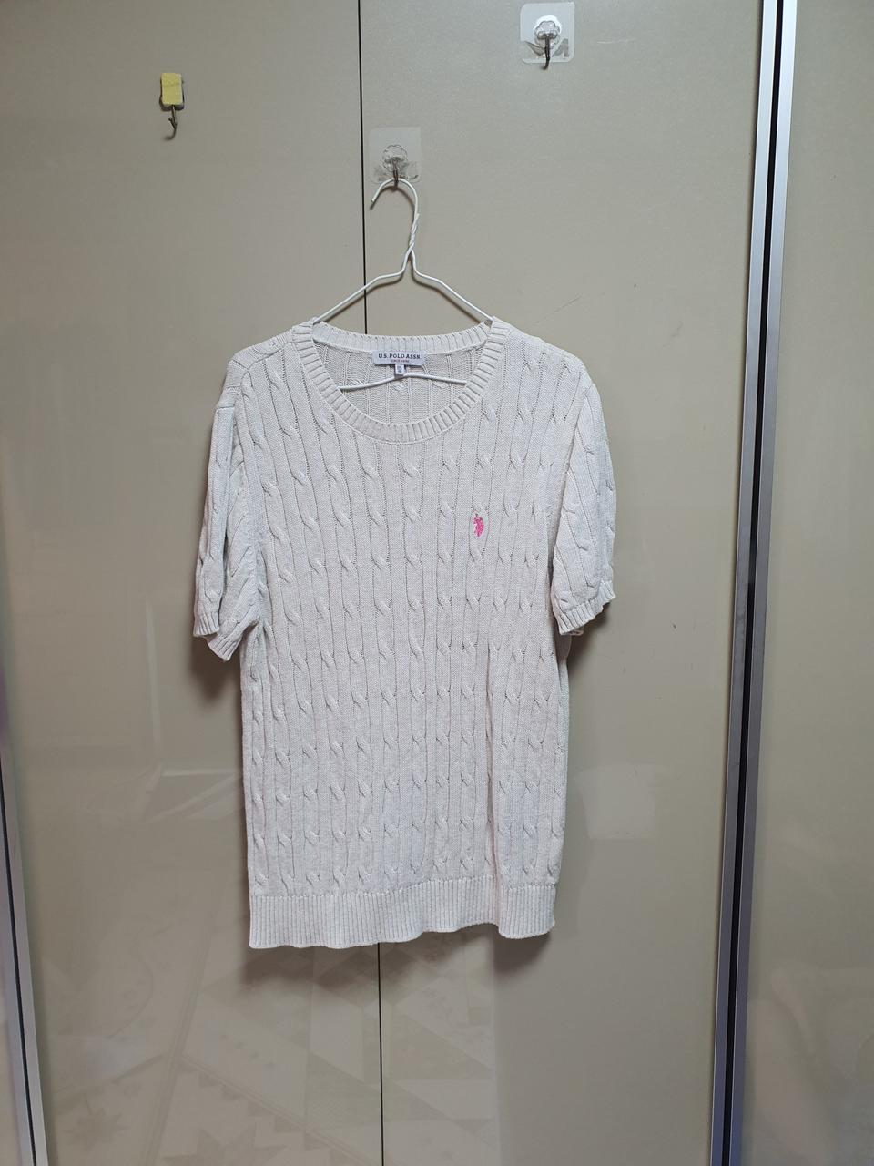 USPA 여성 케이블 반팔니트(2XL,110)  ♡4