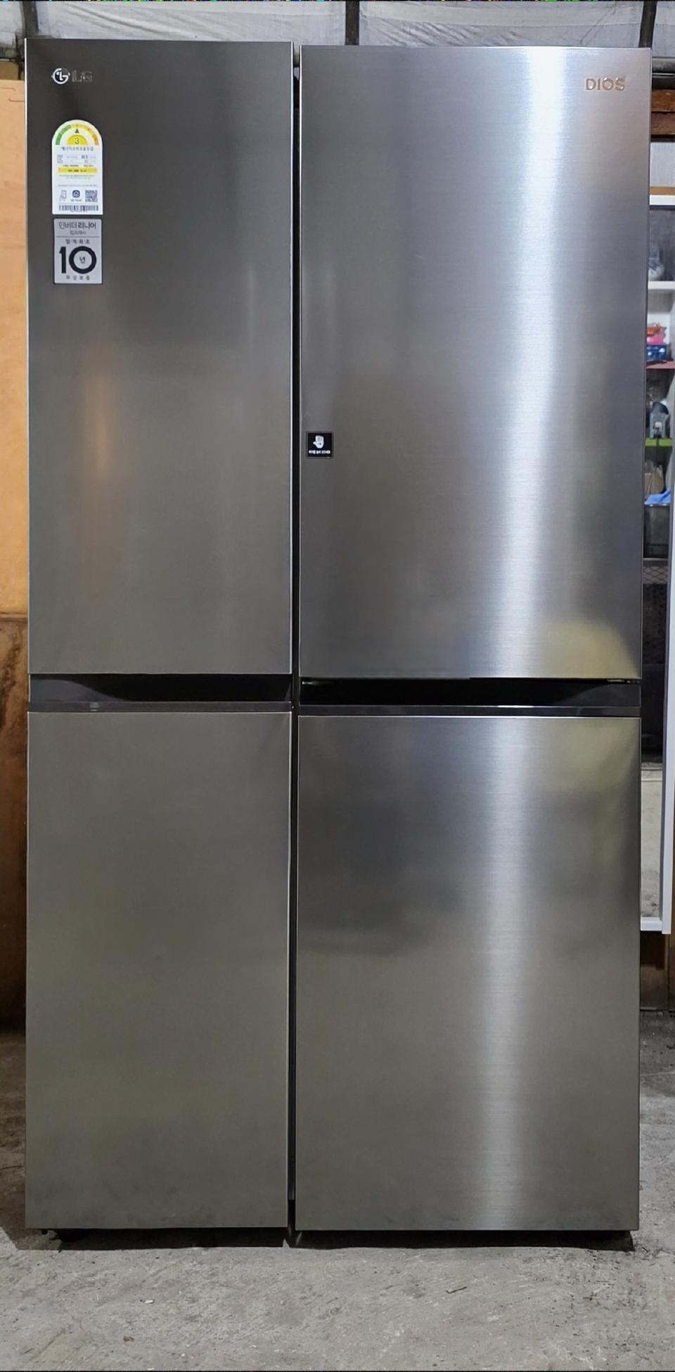 LG 매직스페이스 3도어 양문형냉장고 652리터