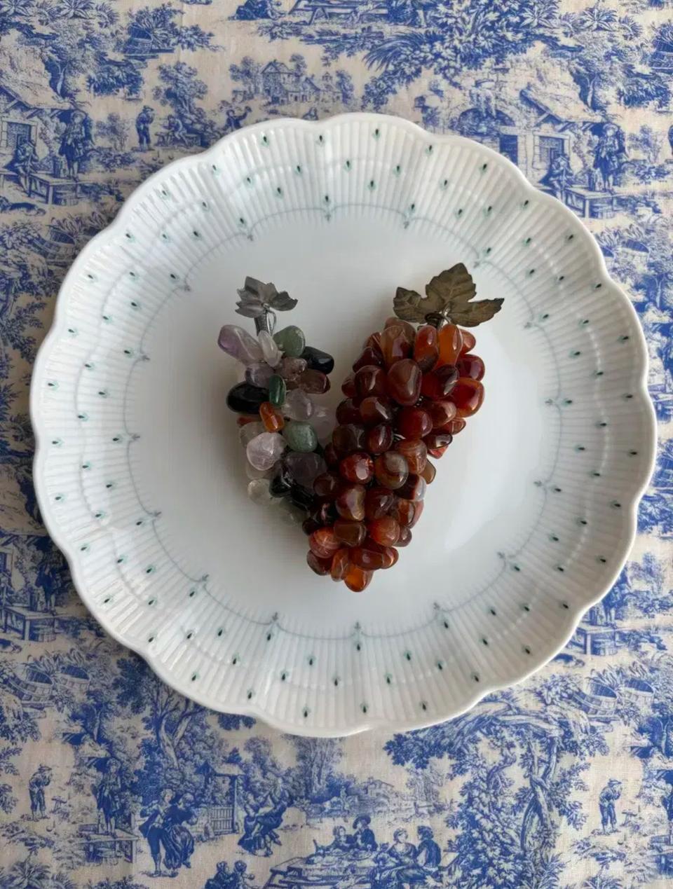 독일 빈티지 카이저 로만티카 리미니 디저트 접시