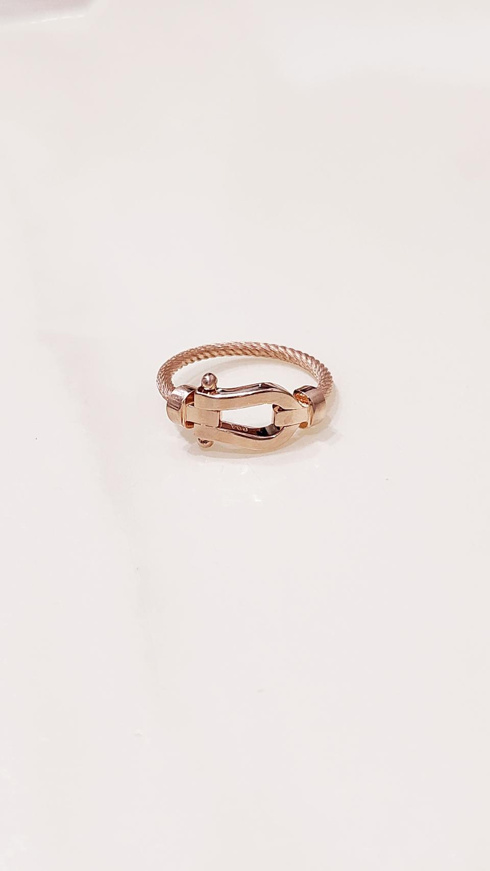 @정리가@ 18k 트렌디 올금 반지