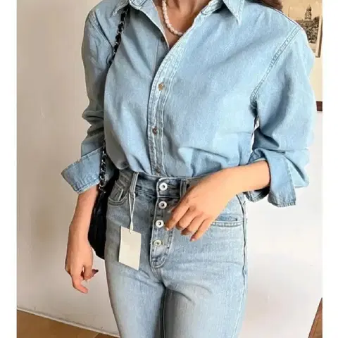 르팬시 청셔츠 - 연청