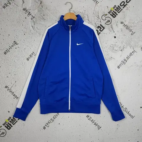 나이키 NIKE 스우시 트랙 져지 자켓 블루 M(100) 3100224