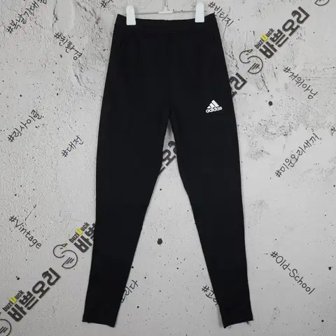 아디다스 기능성 트랙슈트 트레이닝 바지 블랙 S 4400084