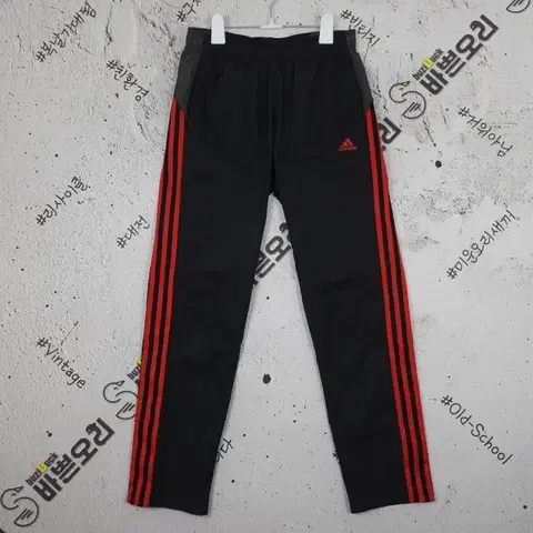 아디다스 ADIDAS 웜업 트레이닝 바지 블랙 95 4400078