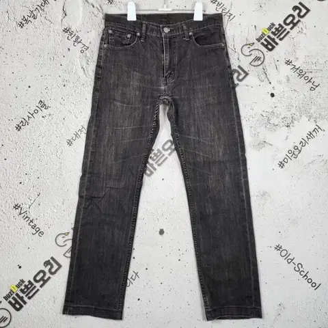 리바이스 513 블랙라벨 청바지 흑청 W30L32 4100069