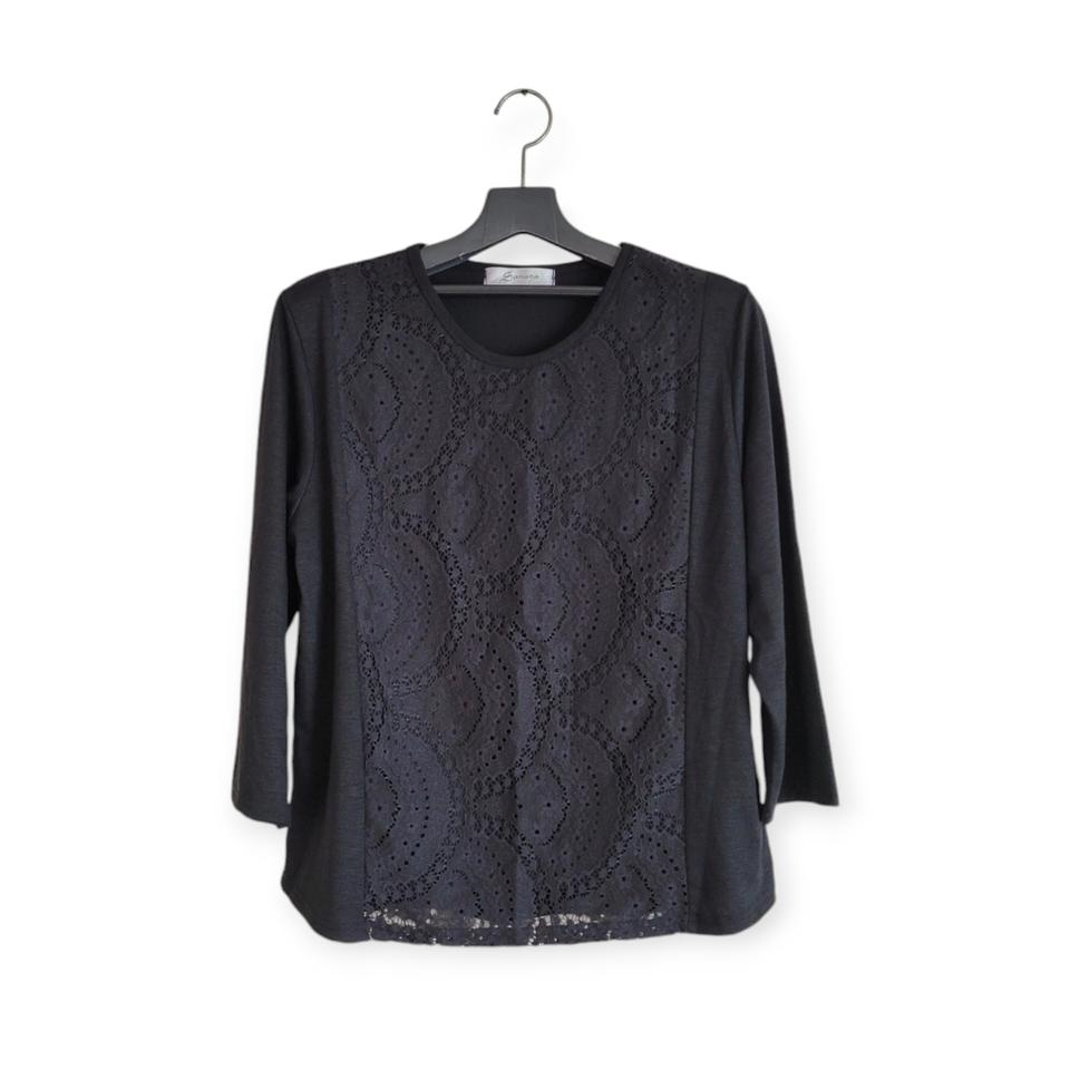 중년 블랙 긴팔티 55~66 – 국내 제작 새상품, 1만원