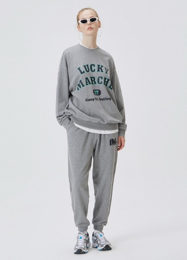 럭키마르쉐 엠블럼 조거 팬츠 사이즈 S