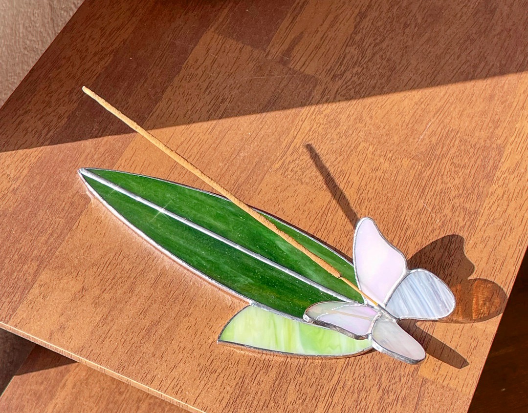 미사용 스테인드글라스 향꽂이