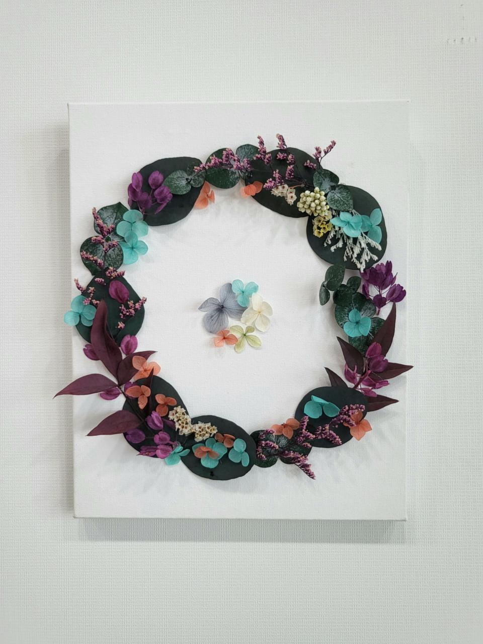 연말할인>새상품]프리저브드 플라워 캔버스(꽃,생화,장식,액자)6만원대