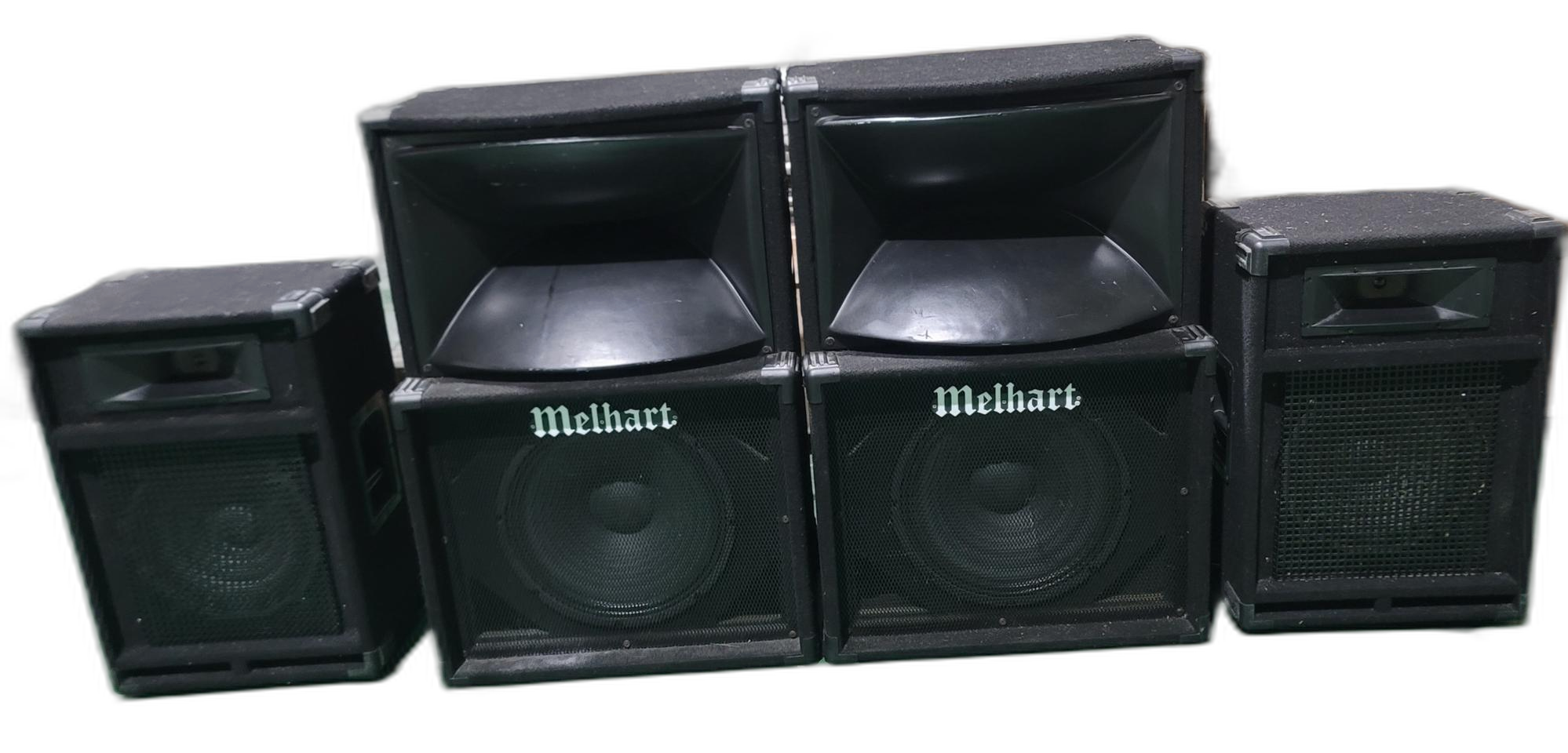 15인치 1조,12인치 1조 스피커 세트