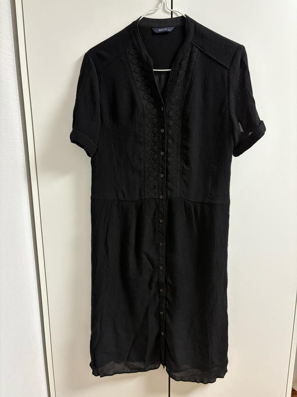 해지스 블랙 원피스