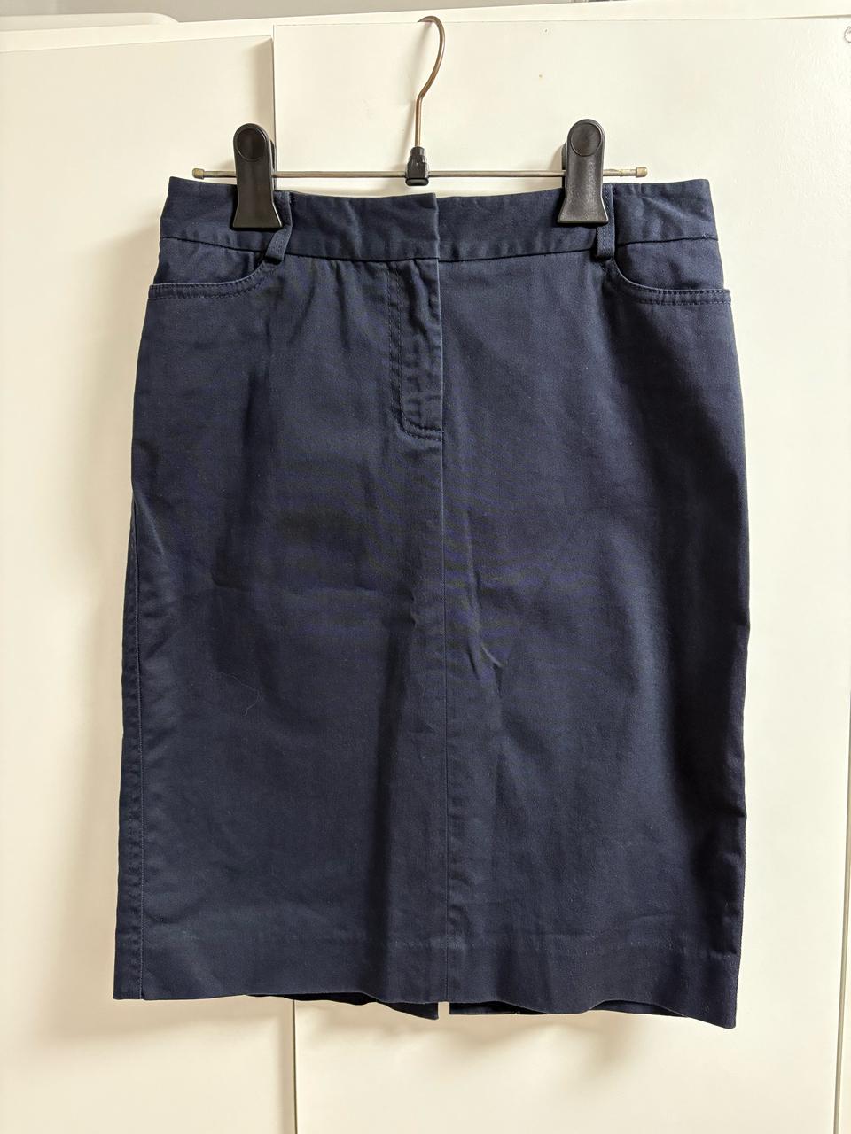 타미힐피거 네이비 스커트