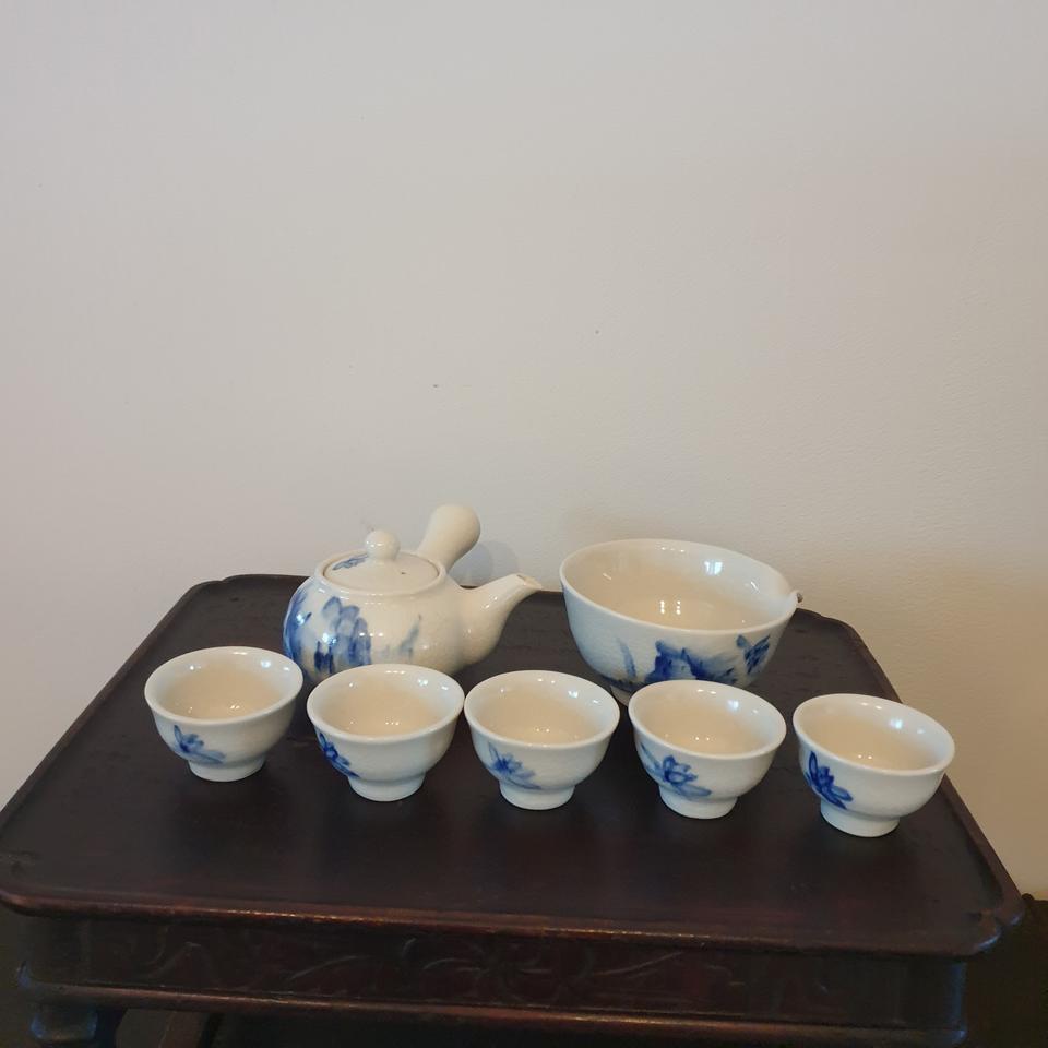 연화문 5인 다기세트 새상품