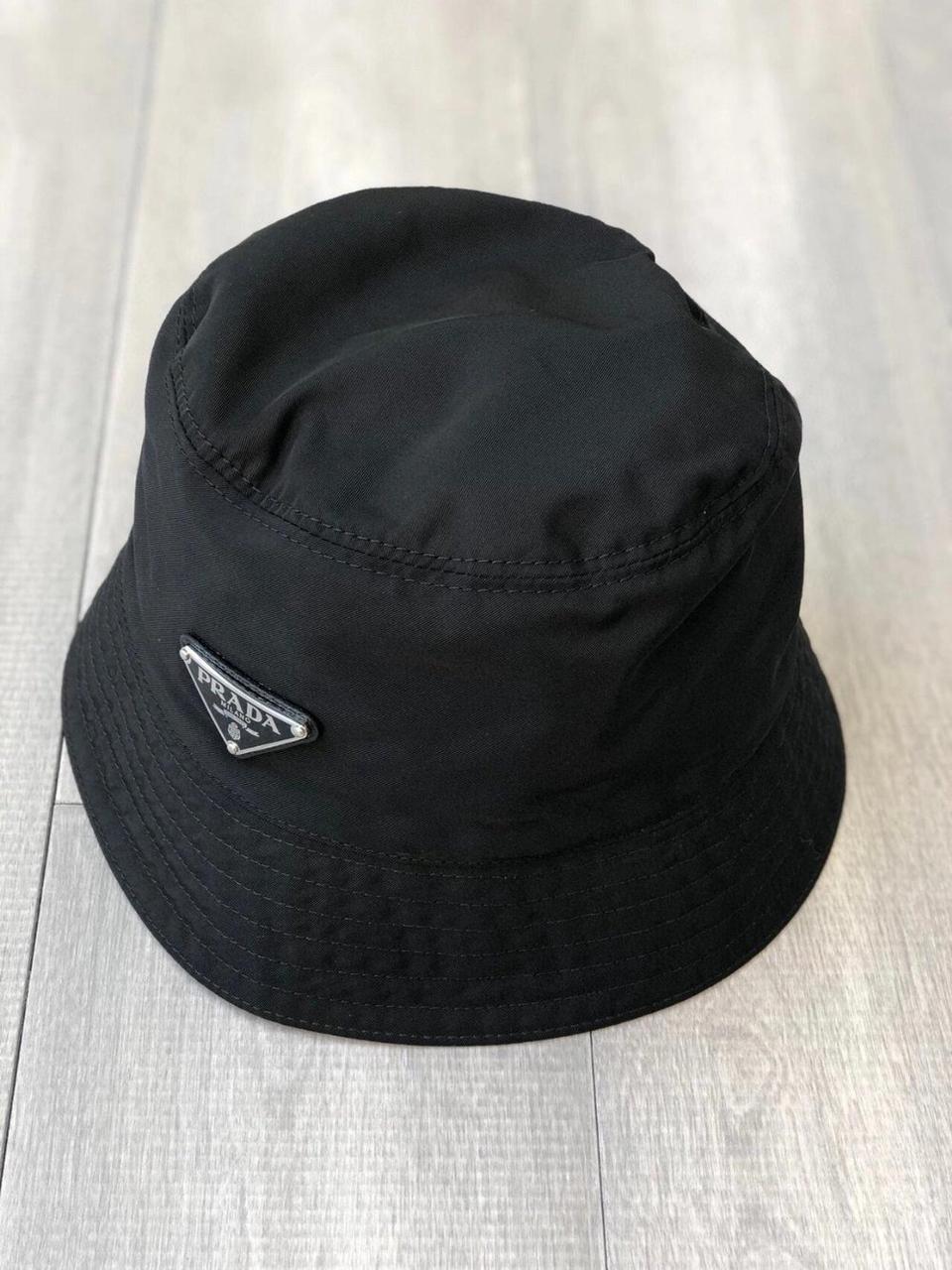 프라다 삼각로고 버킷햇 모자 M사이즈