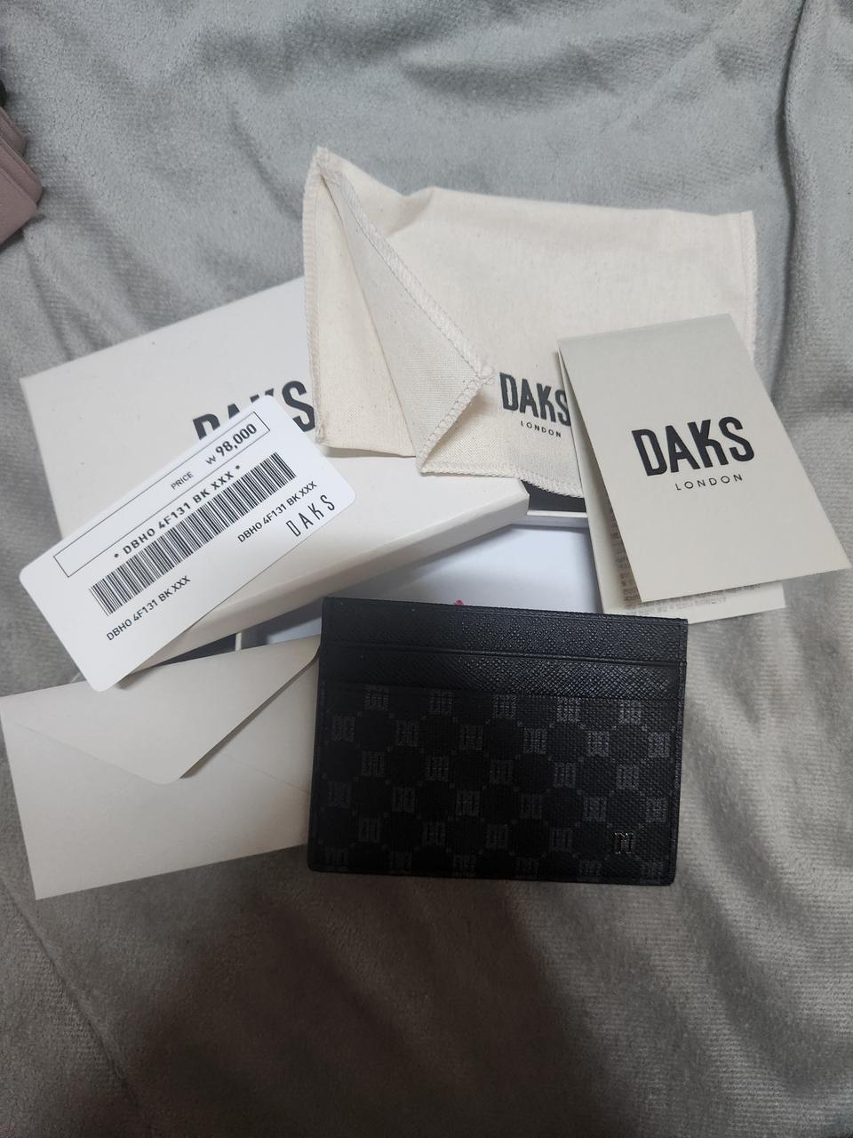 정품 닥스 카드지갑
