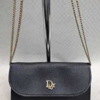 크리스찬 디올 체인 숄더겸 크로스백