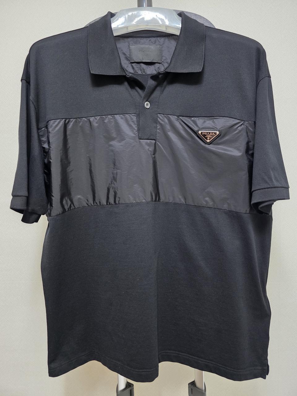 프라다 삼각 로고 반팔 티셔츠 정품