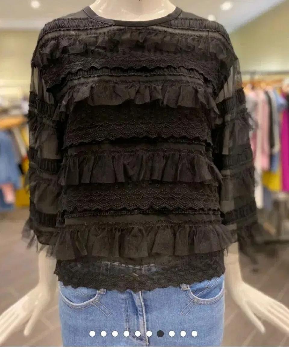 오즈세컨 프릴블라우스/55