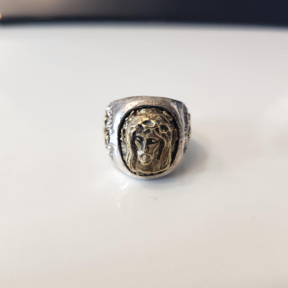 킹크로치 KING JEJUS 황동+실버 반지