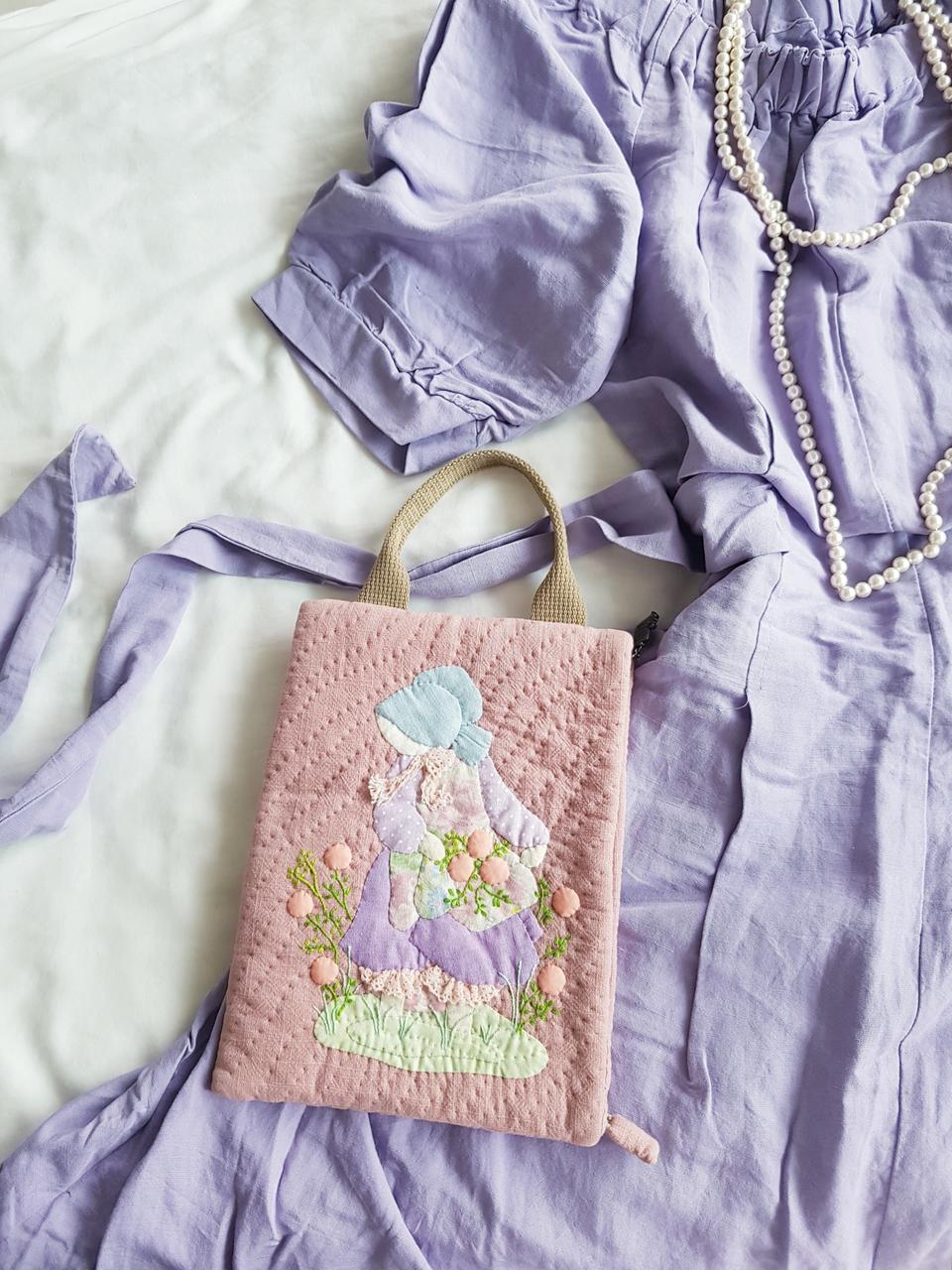 선보넷보넷걸,홀리하비&프랑스꽃자수 퀼트가방